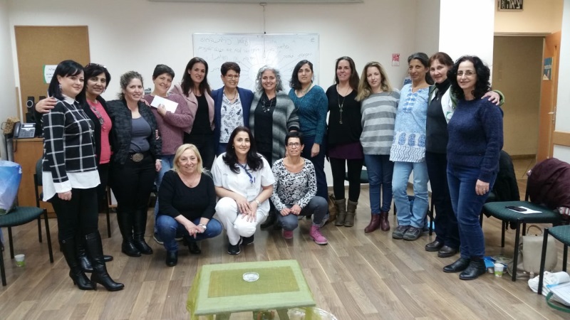 משתתפות הקורס של האחיות על ידע בקורס ליווי רוחני