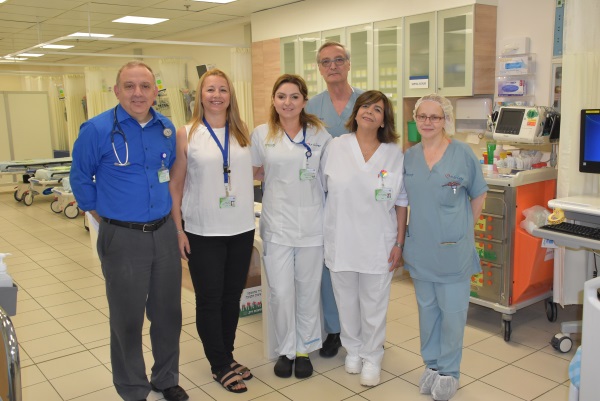 צוות הניהול המוביל של בית החולים יום