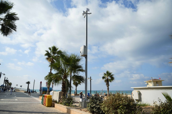 כ – 50 מצלמות אבטחה חדישות הותקנו לאורך טיילות חופי הרחצה בחיפה