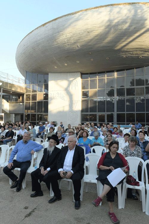 טקס לציון 80 שנה למבצע "ברברוסה" התקיים אתמול ברחבת בית הכנסת הגדול בנוף הגליל