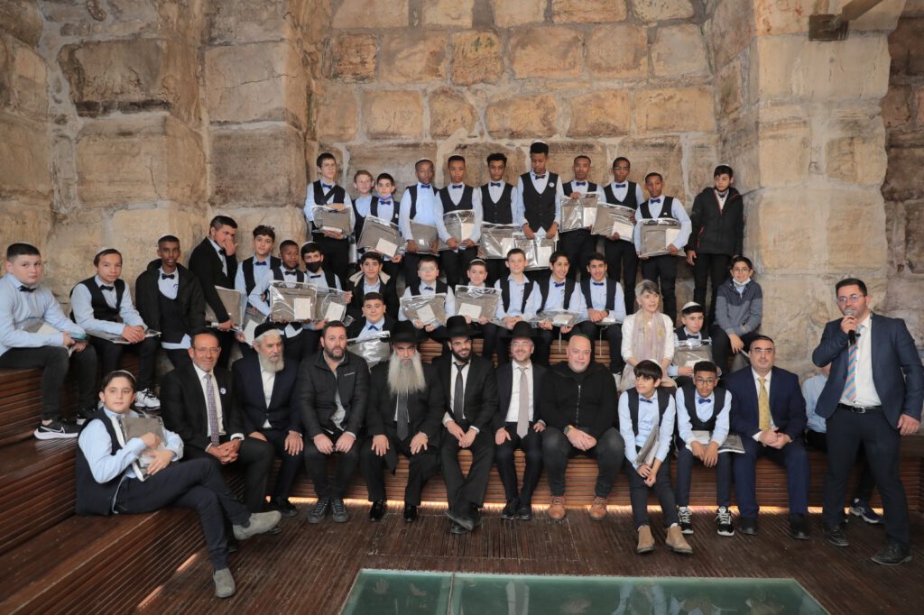 צילום מביקור הנערים בירושלים,