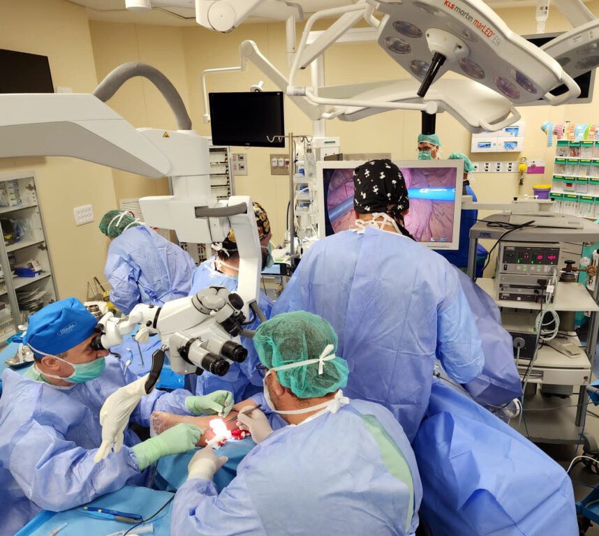 ניתוח במרכז הרפואי פדה פוריה
