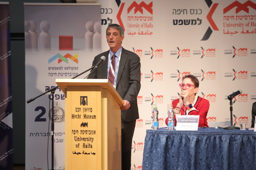 ראש לשכת עורכי הדין עו"ד אבי חימי בכנס חיפה למשפט באוניברסיטת חיפה