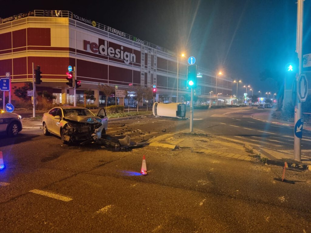 תמונה מזירת הארוע: קרדיט: דוברות המשטרה: