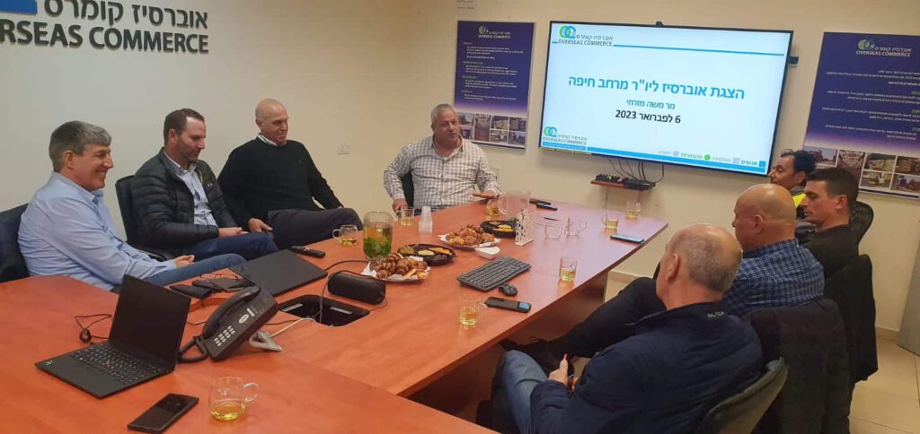 ביקור וסיור ההסתדרות בחברת אוברסיז קומרס בע"מ.