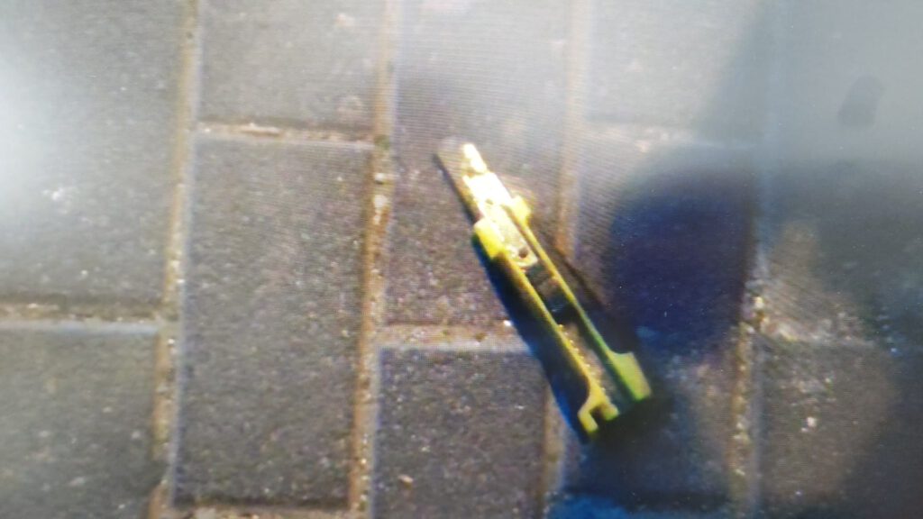 מצ״ב צילום הסכין שנתפסה: קרדיט: דוברות המשטרה: