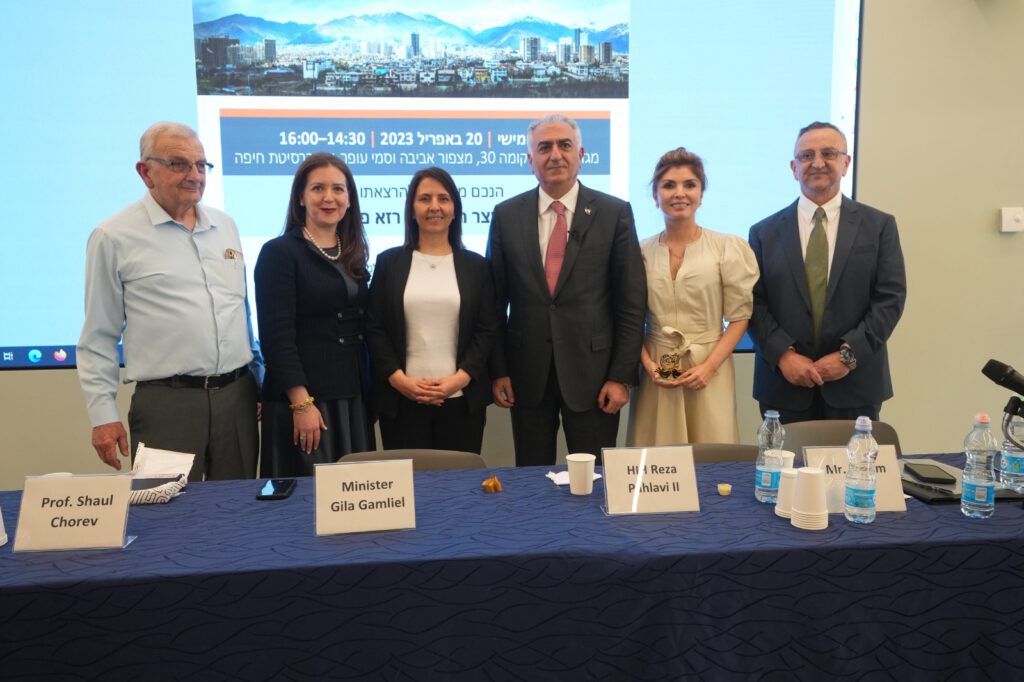 רזא כורש עלי פהלווי, יורש העצר ובנו של השאה האחרון באיראן באוניברסיטת חיפה: