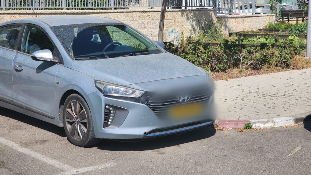 צילום הרכב שנגנב קרדיט: דוברות המשטרה