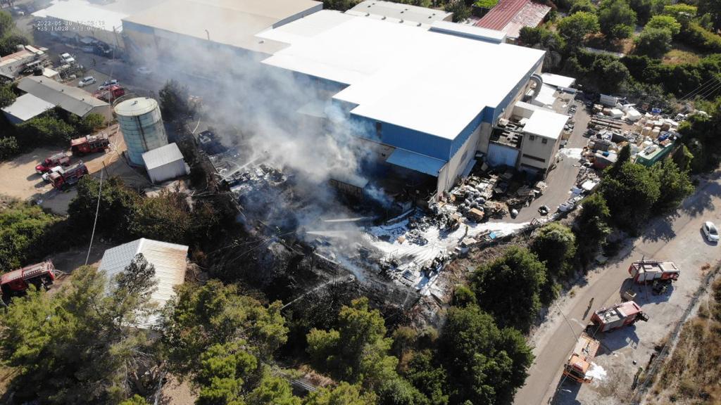 תמונת הנזק שנגרם למקום. קרדיט צילום: דוברות המשטרה.