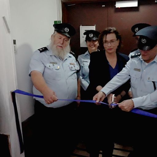 תמונה מהטקס: קרדיט: דוברות המשטרה: