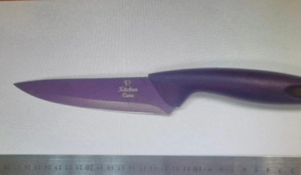 תמונה של הסכין שנתפסה: קרדיט: דוברות המשטרה:
