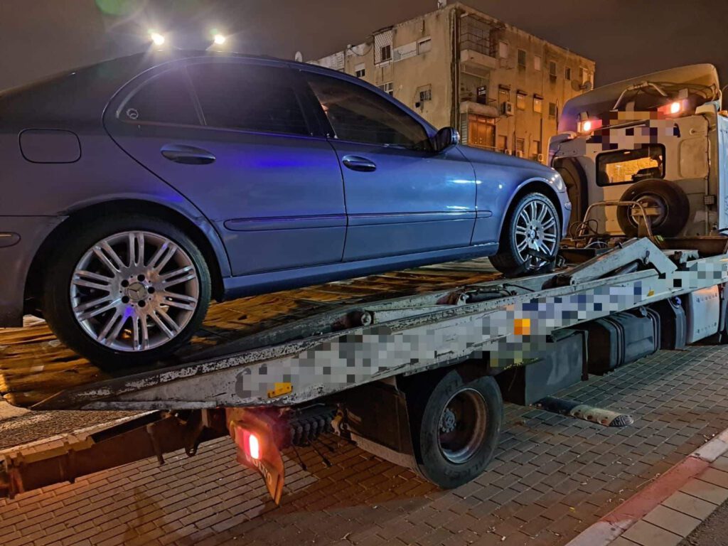 תמונת הרכב- קרדיט: דוברות המשטרה