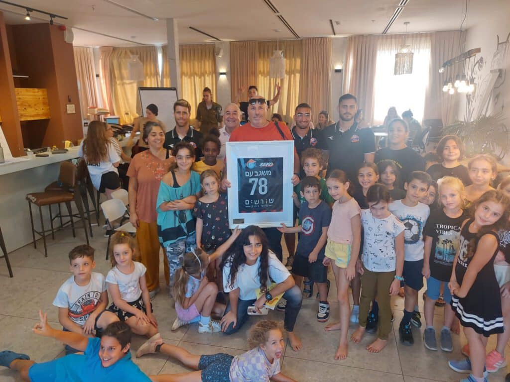מועדון כדורגל הפועל לאוס מדיה חיפה קיים אתמול פעילות הפגה נוספת עם ילדים אשר התפנו