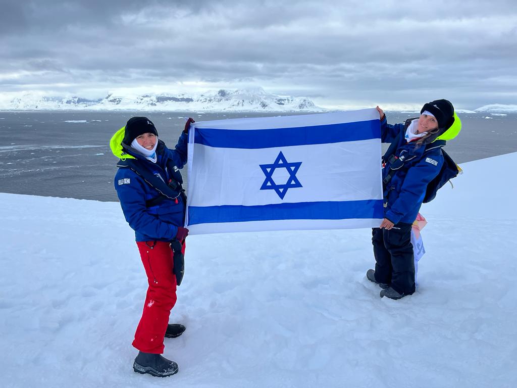 דגל ישראל באנטארקטיקה