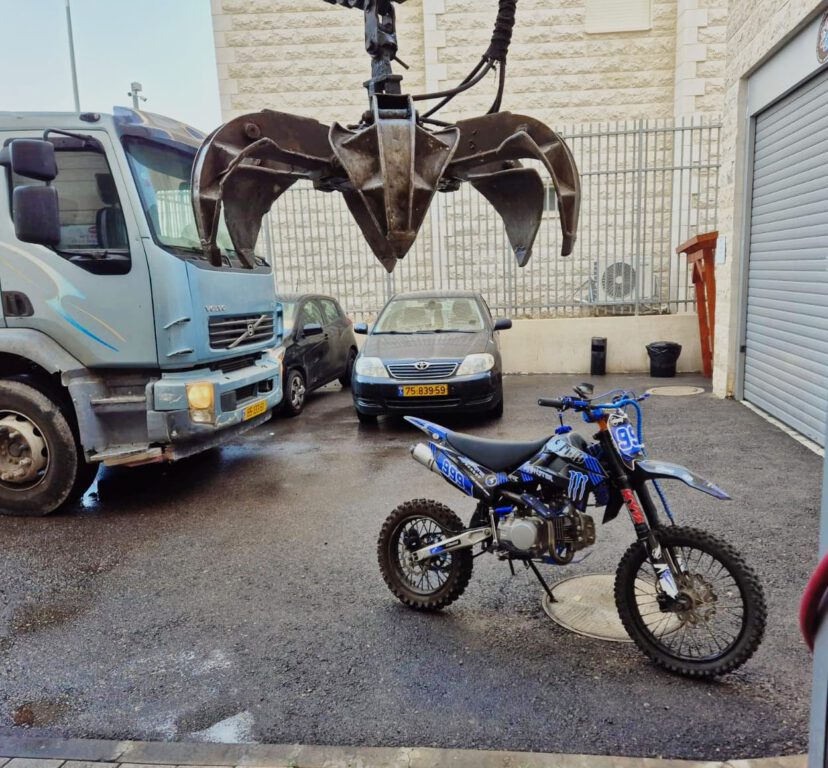 תמונת האופנוע, קרדיט צילום-דוברות המשטרה