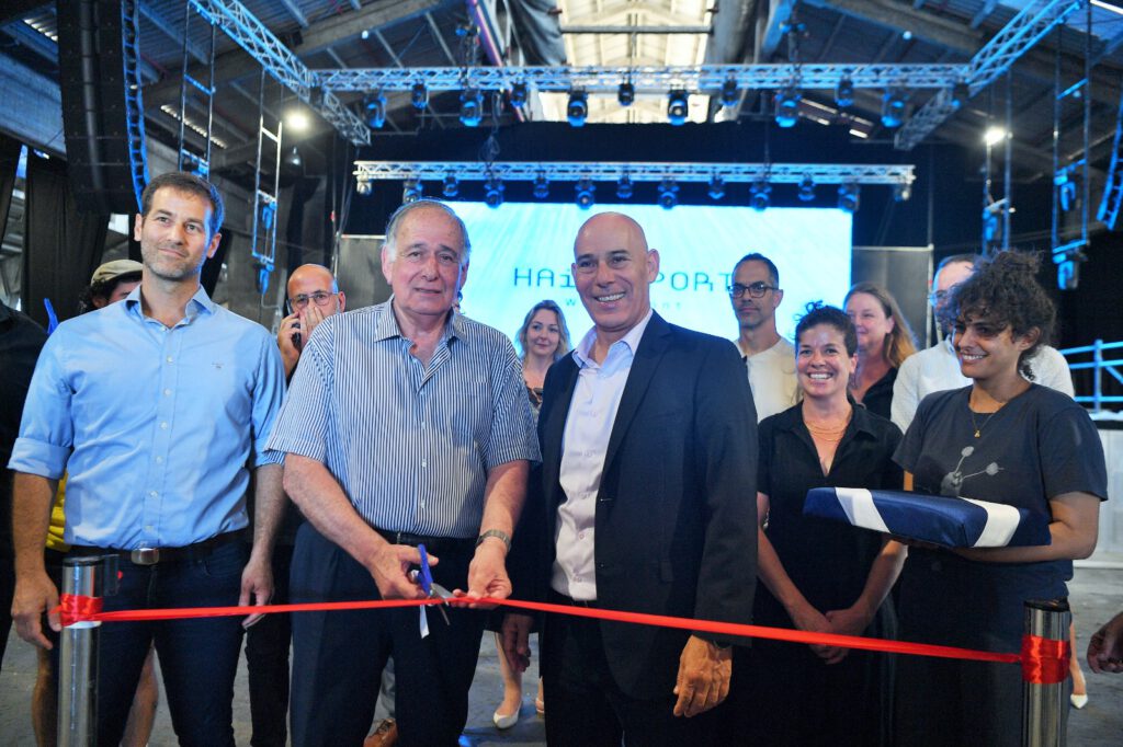 ראש העיר חיפה, יונה יהב, ויו״ר דירקטוריון נמל חיפה ד״ר רון מלכא