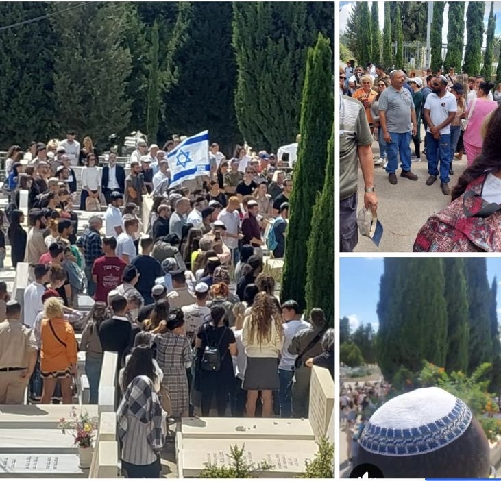 קבוצה גדולה של עובדי חברת חשמל הגיעה להלווייתה של אסתר גרייצר