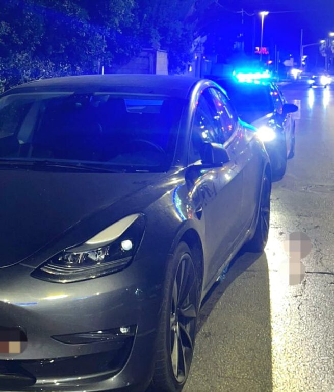 תמונת הרכב סםורט שנעצר, תמונה מהפעילות קרדיט דוברות המשטרה