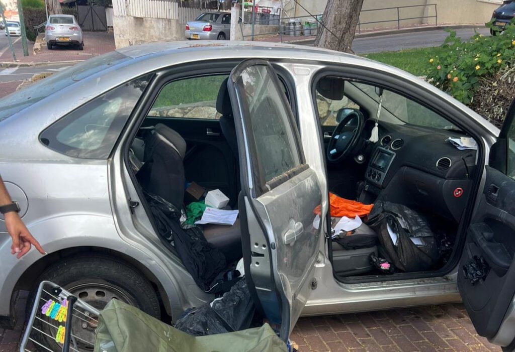 תמונה של הרכב קרדיט עיריית טירת כרמל. קרדיט דוברות המשטרה.