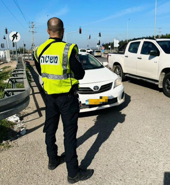 תיעוד מהפעילות. קרדיט: דוברות המשטרה.