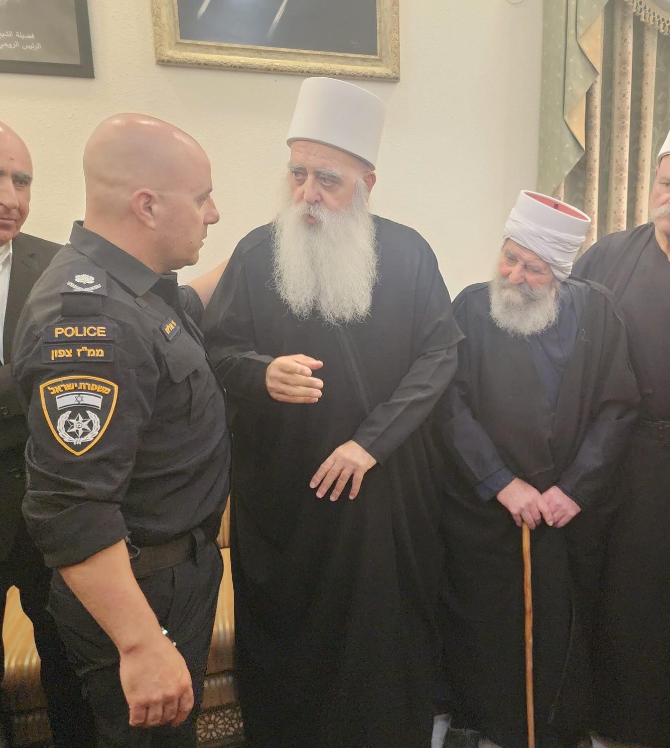 ויזואליה וסינק של פאדי חלבי קצין אגף התנועה של המחוז הצפוני קרדיט: דוברות המשטרה