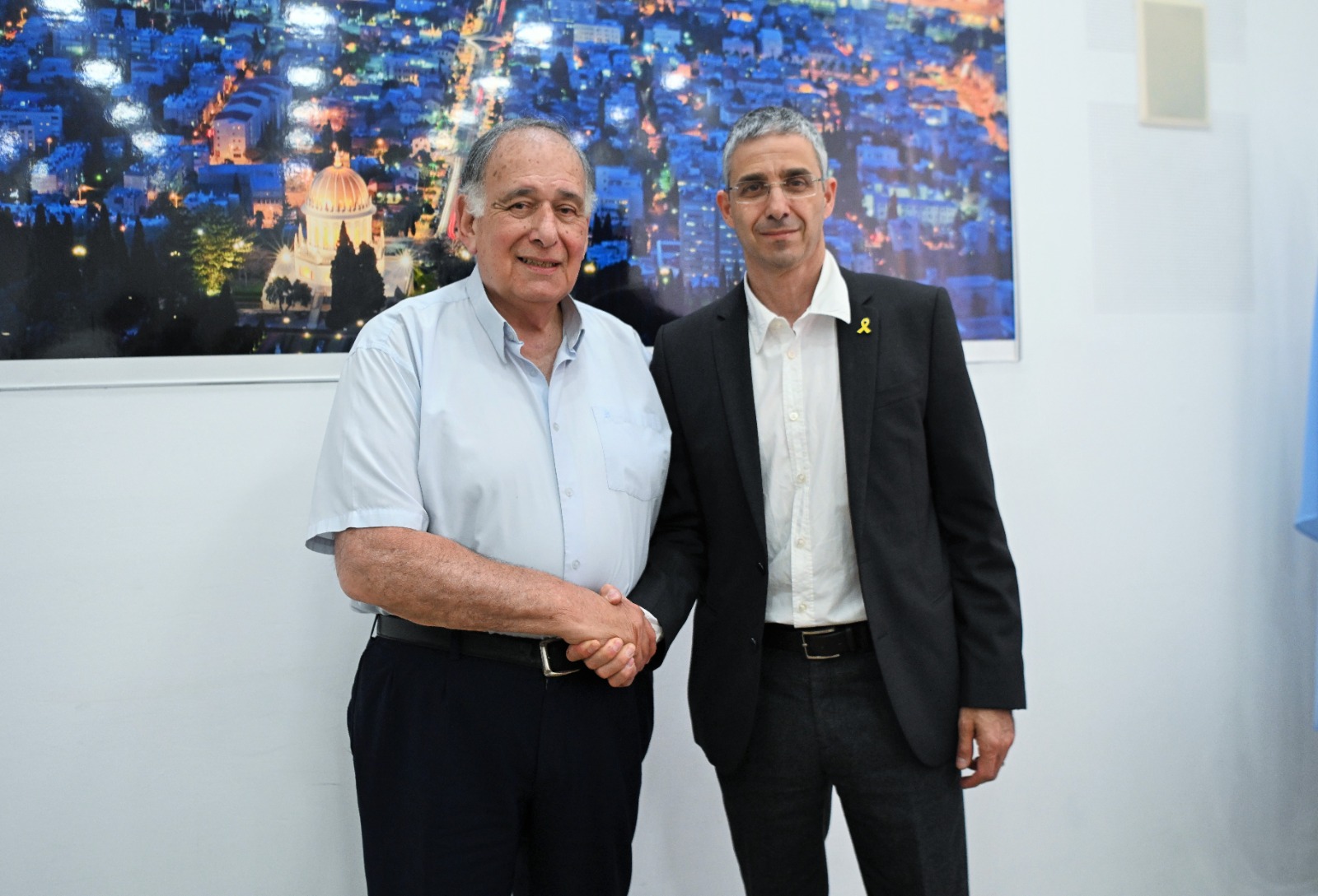בתמונה: יהב וקדמי. צילום: ראובן כהן, דוברות עיריית חיפה