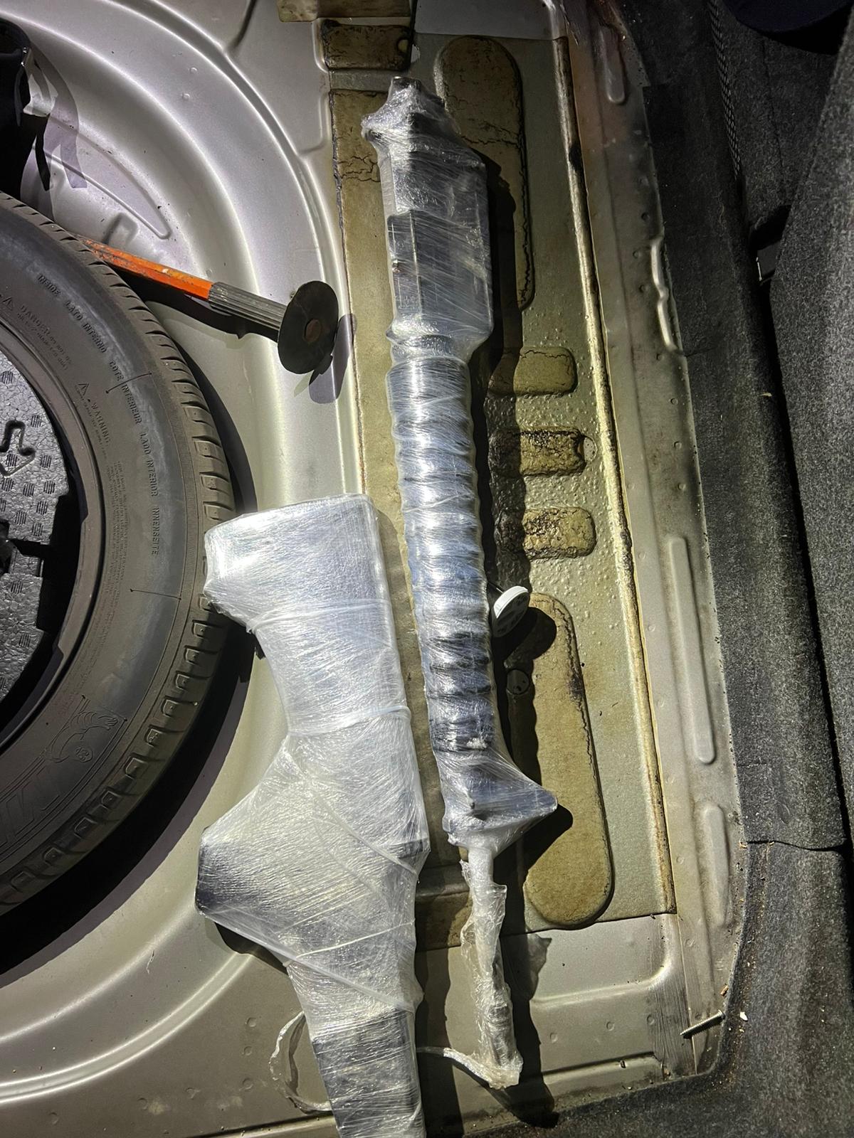 תמונת הנשק שנתפס. קרדיט: דוברות המשטרה.