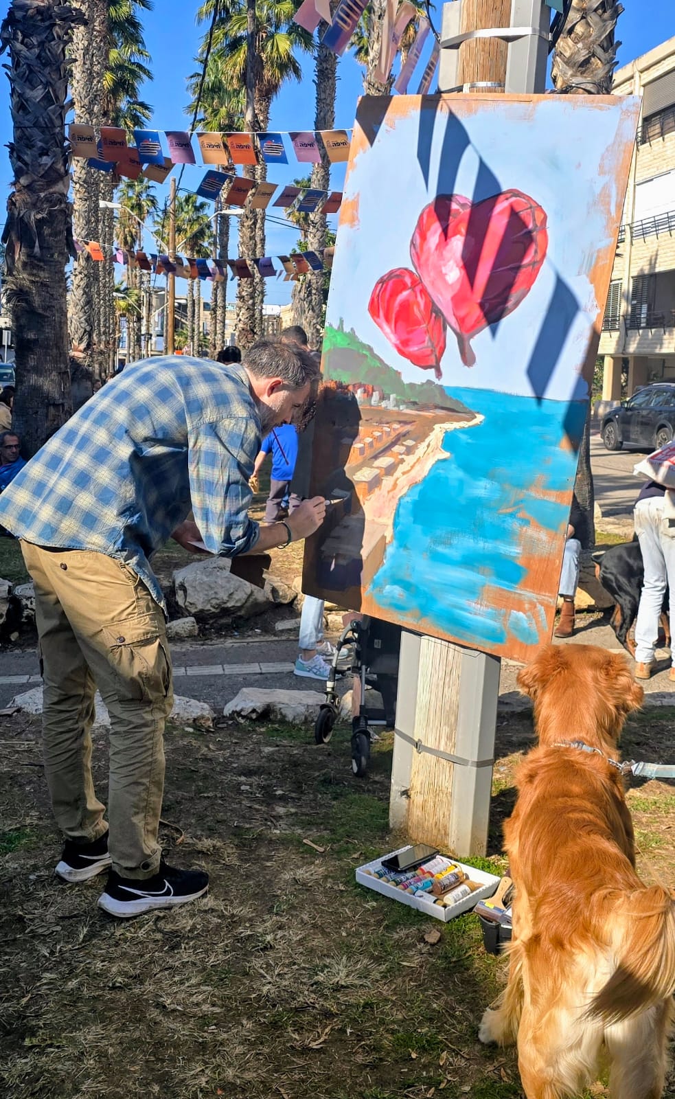 "לואי הראשון" – סדרת ערבי ציור בטיילת לואי יוצאת לדרך לראשונה בחיפה