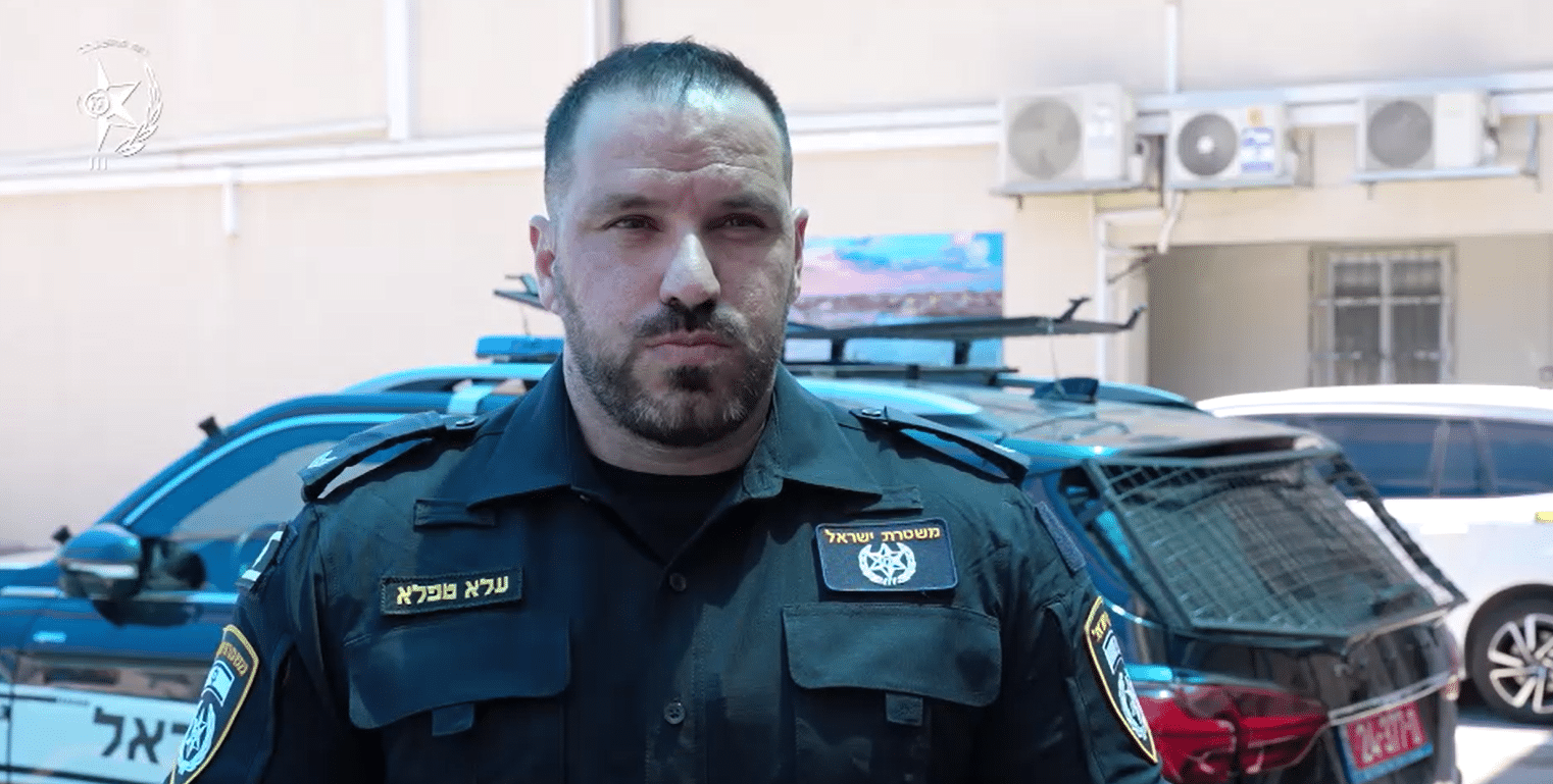 סינק רס"ר עלא טפלא חוקר תחנת עכו מחוז חוף קרדיט- דוברות המשטרה