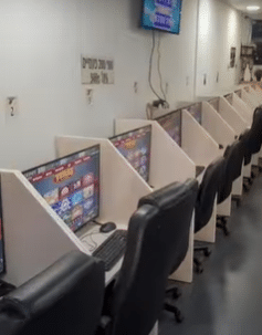 בית הימורים מחתרתי בחיפה נחשף בפשיטה משטרתית ע"י שוטרי מחוז חוף מתחנת זבולון. קרדיט דוברות המשטרה