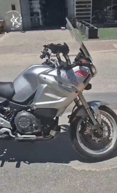 האופנוע שנתפס, קרדיט דוברות המשטרה