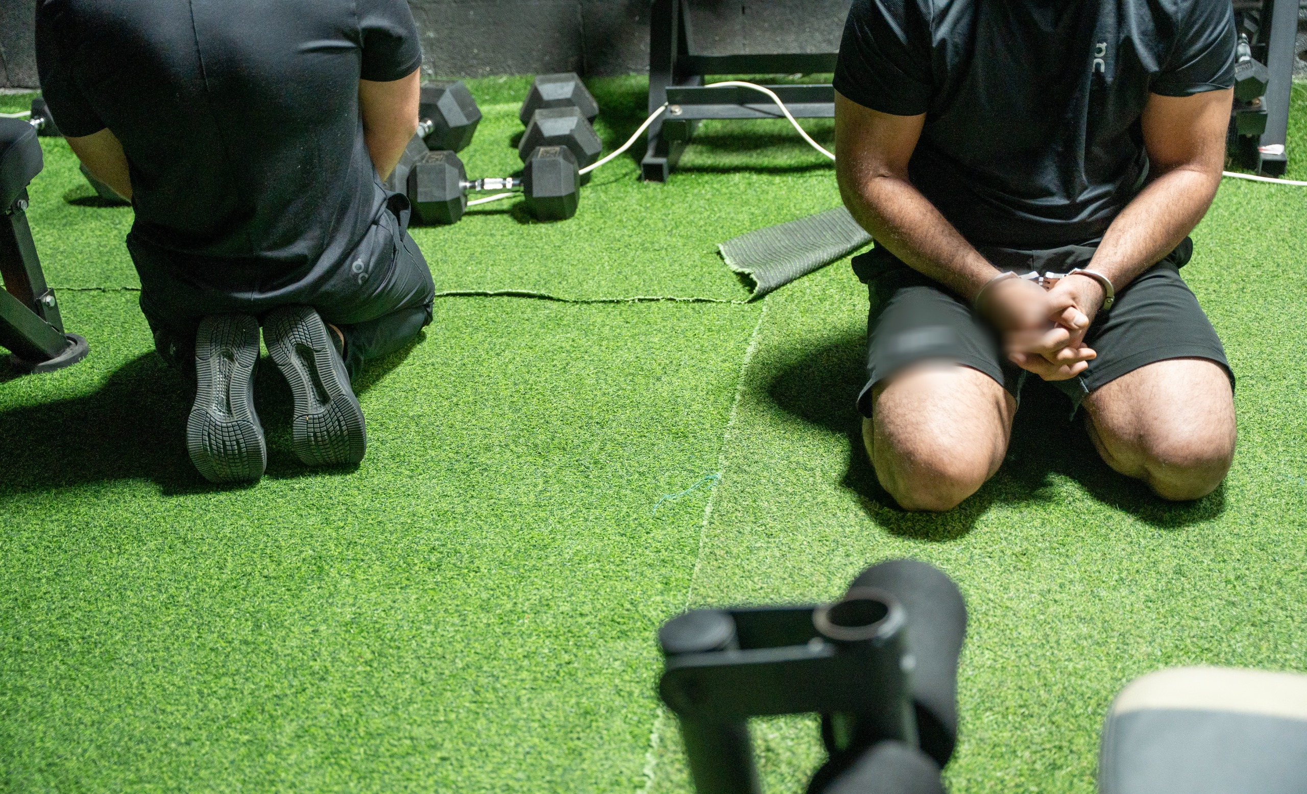 תיעוד המעצרים. קרדיט: דוברות המשטרה.