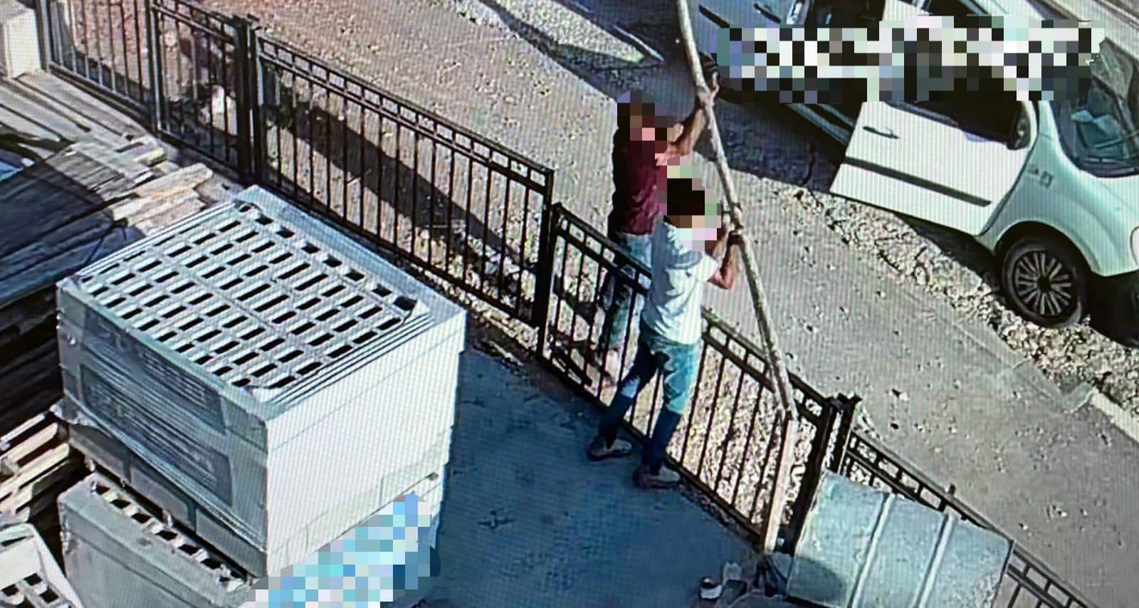 מצ"ב תיעוד מגניבת הציוד. קרדיט: דוברות המשטרה.