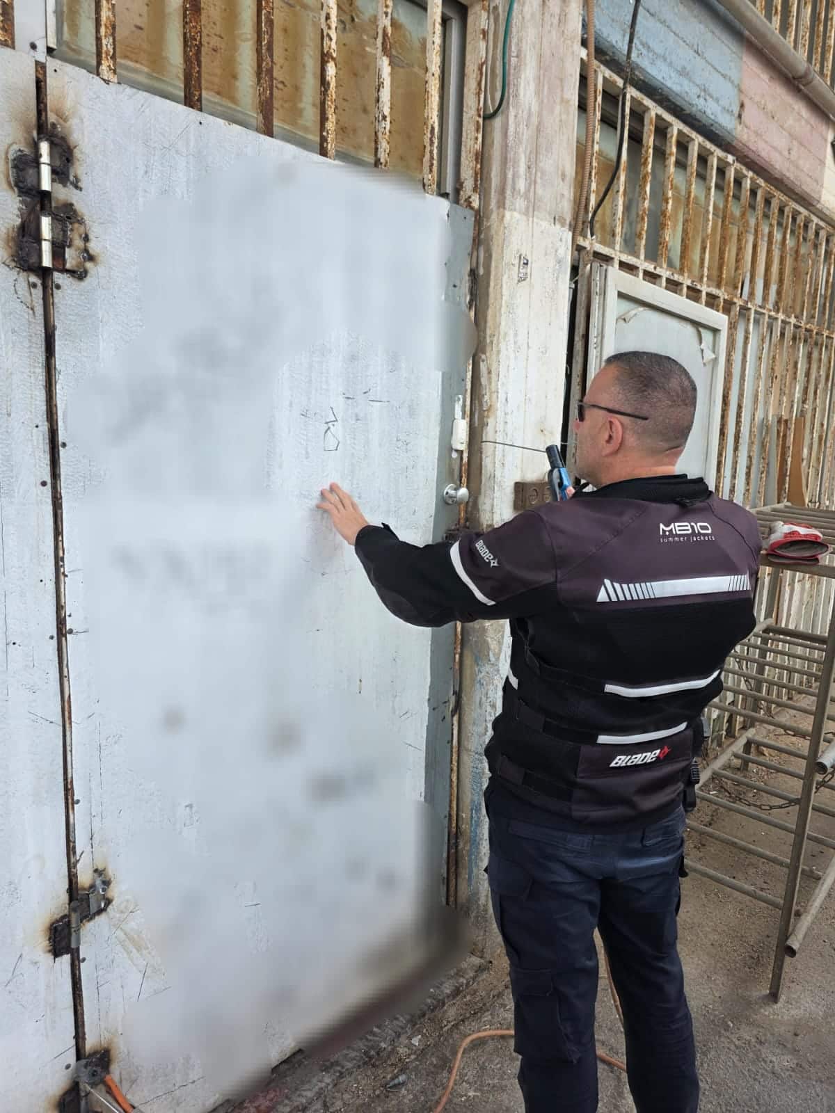 סגירת בית הימורים מצ"ב תיעוד – קרדיט: דוברות המשטרה