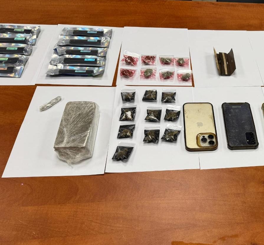 תפיסת חומרים החשודים כסמים תיעוד קרדיט - דוברות המשטרה