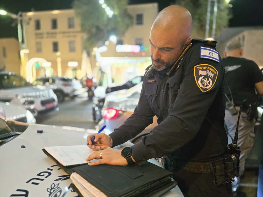 תיעוד מהפעילות – קרדיט: דוברות המשטרה