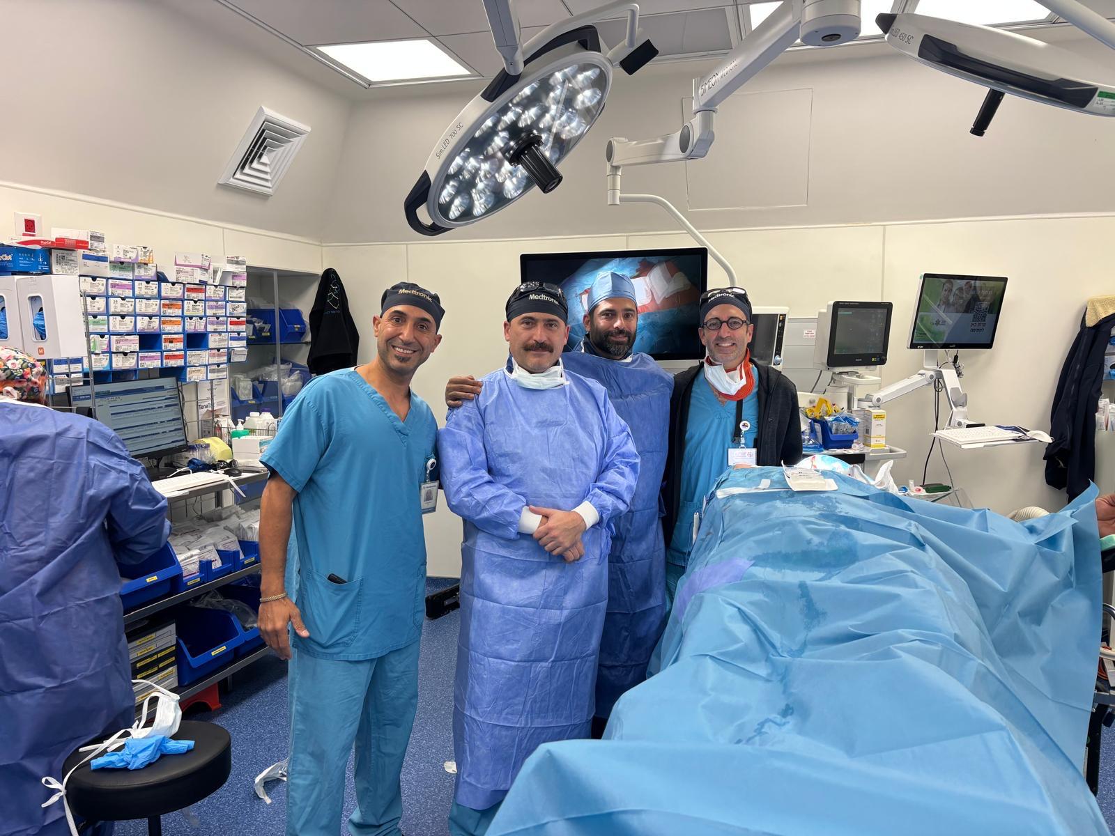 הצוות הרפואי, לאחר ההשתלה באדיבות המרכז הרפואי לגליל