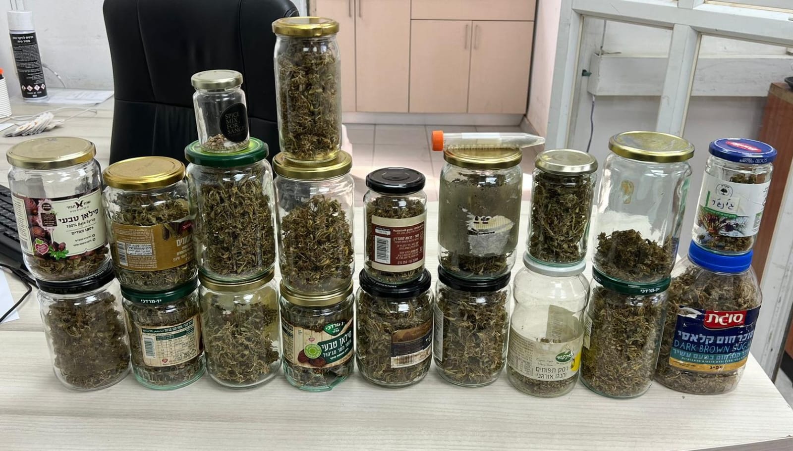 תיעוד מה שנתפס. תיעוד. קרדיט: דוברות המשטרה.