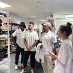 לקראת יום המאבק באלימות כלפי נשים הגיעו שחקני מכבי חיפה פיטר אגבה, מתיאס נהואל ומיכאל אוחנה לביקור במעון לנשים וילדים שנמלטו מסיטואציות של אלימות במשפחה.