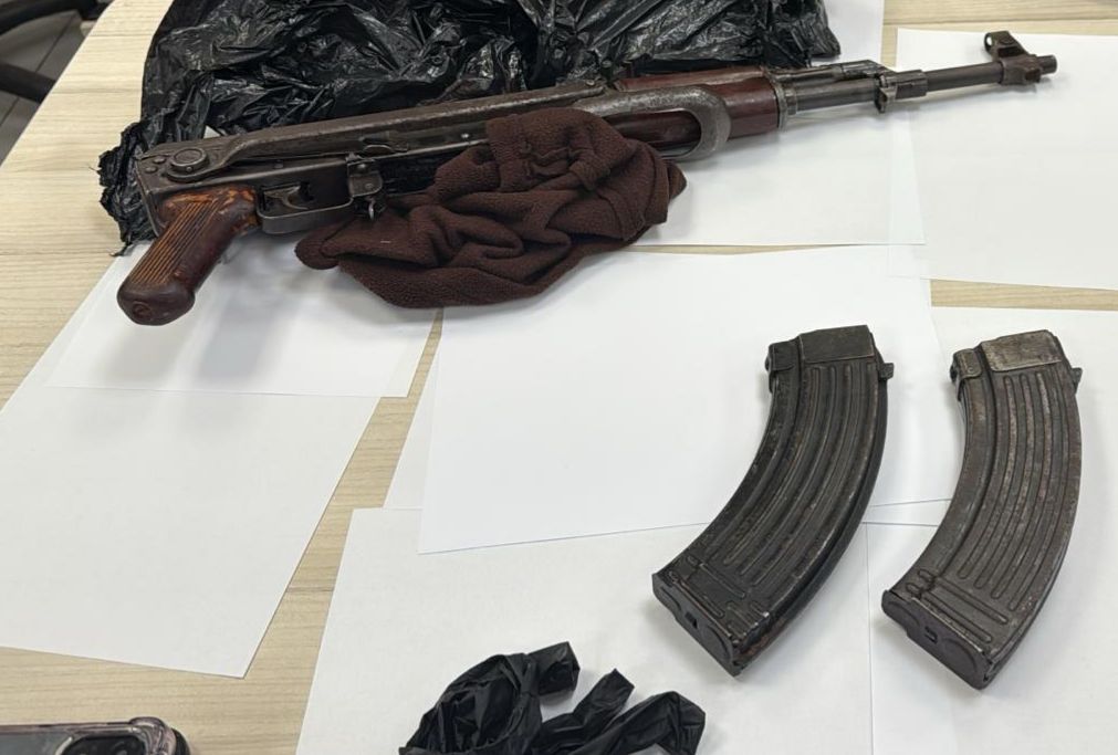 תמונת כלי הנשק שנתפס. קרדיט: דוברות המשטרה.