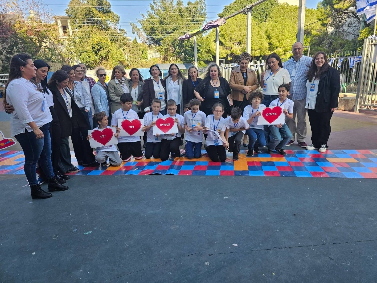 ביקור ועדת הפרס בבי"ס דוד ילין קרדיט צילום: דוברות עיריית חיפה