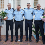 טקס חילופי מפקד תחנת זכרון יעקב.