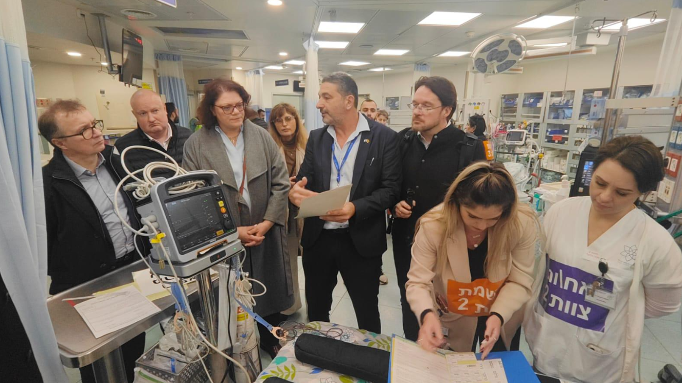 תמונות מהביקור (צילומים באדיבות המרכז הרפואי לגליל)