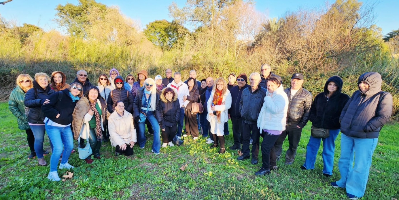 גמלאי מרחב חיפה יצאו ליום של טבע, שירה וחוויות בצפון
