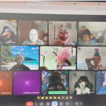 בצל המלחמה: תלמידי חיפה חגגו פורים בזום