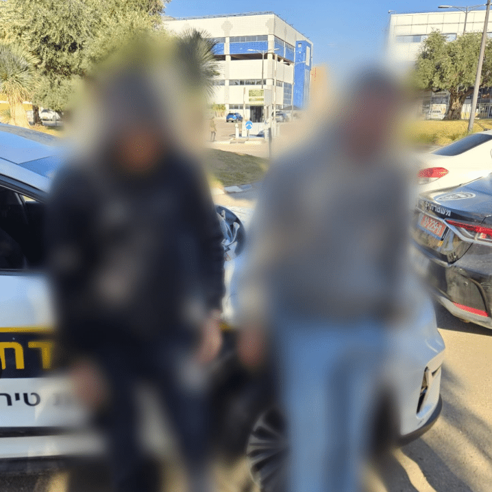 תיעוד עצירת השב"חים- קרדיט דוברות המשטרה