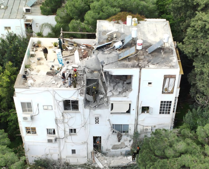 תיעוד הנפילות בחיפה, צילומים: ראובן כהן, דוברות עיריית חיפה