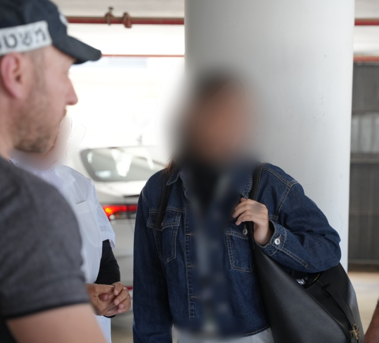 תיעוד מהמעצר קרדיט: דוברות המשטרה