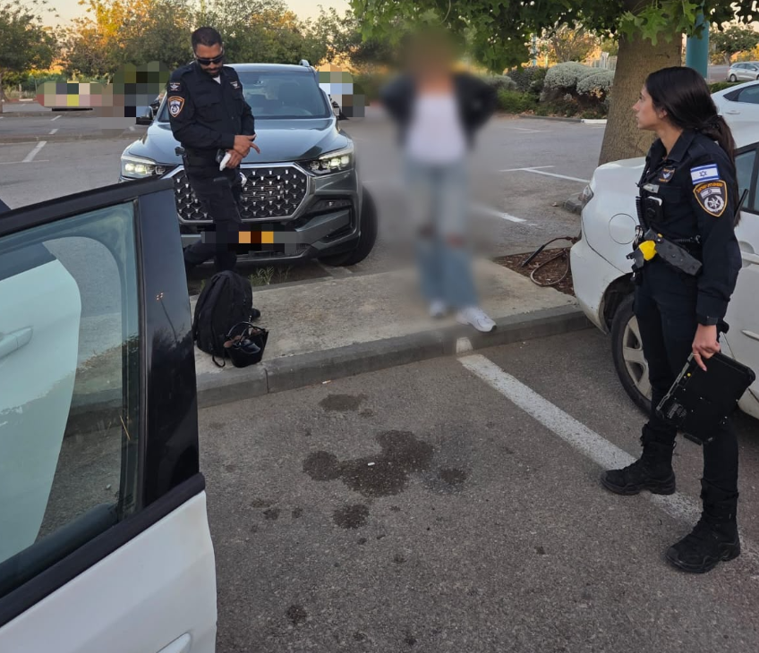 תמונה וסינק של סגן ניצב אושרי אמור, ראש מפלג מודיעין בימ״ר צפון. קרדיט: דוברות המשטרה.
