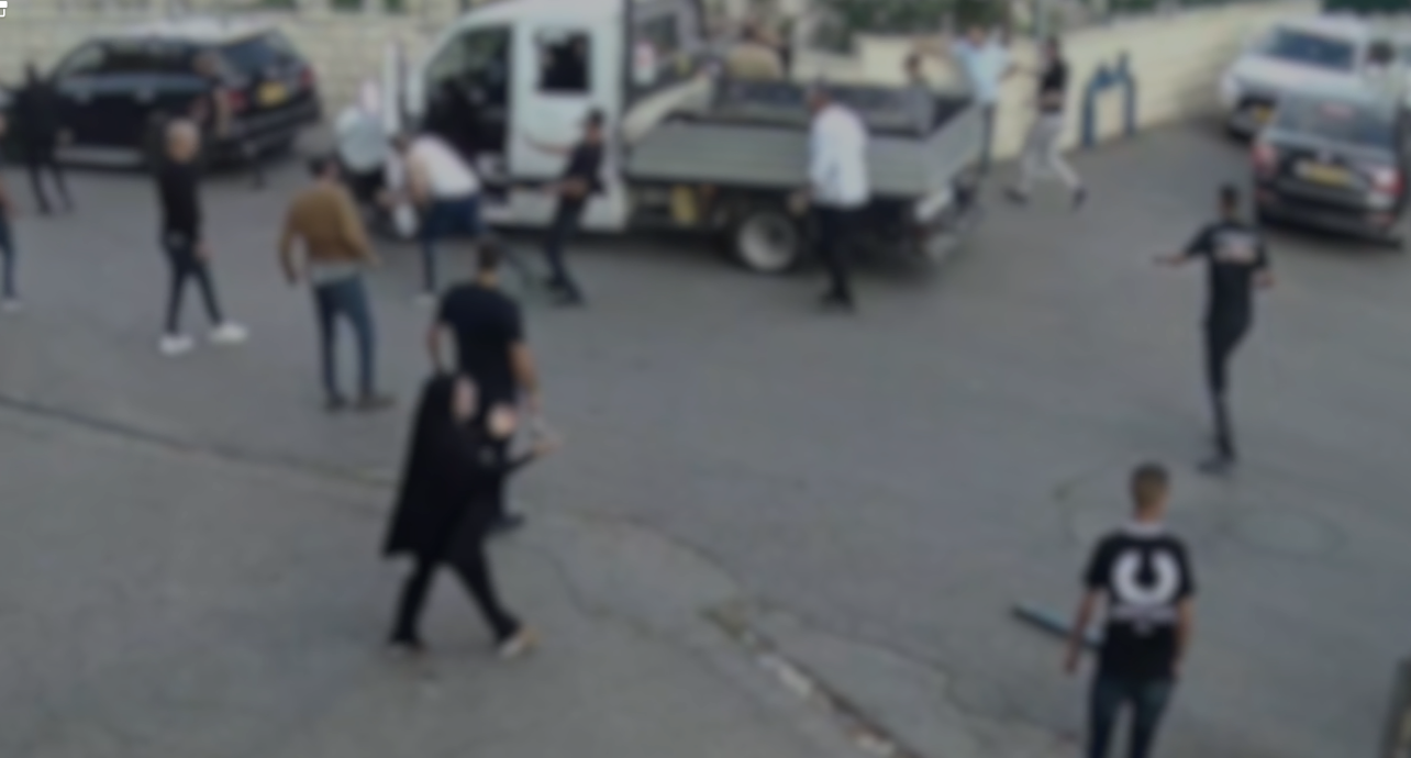 תיעוד לשימושכם מהקטטה והמרדף. קרדיט: דוברות המשטרה.